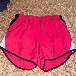 pink nike shorts